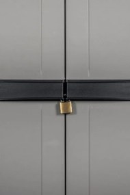 Magas műanyag szekrény BIOS MIDI szürke