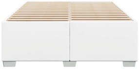 fehér műbőr ágykeret 160x200 cm