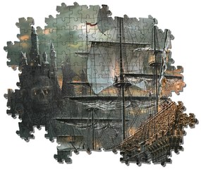 Kalózhajó Haunted Seas 1500 db-os puzzle Clementoni