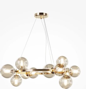 Maytoni modern függeszték dallas borostyán arany mymod545pl-11g