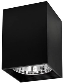 Spotlámpa JUPITER 1xE27/20W/230V 16x16 cm fekete