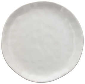 Tognana Lapostányér, Nordik White, 26 cm Ø, kerámia, fehér