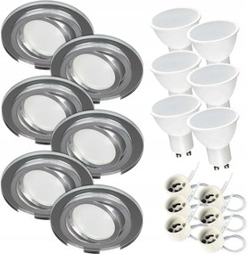 Halogén Led lámpatest üveg Led izzó GU10 7W meleg