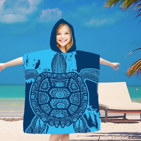 Strandponcsó INDIGO családi szett 2db, kék
