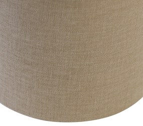 Szövet lámpabúra világosbarna 18/18/14