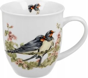 Madárvilág bögre ajándékdobozban Fecskék 400 ml