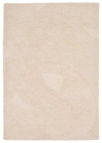 Krémszínű kézi szövésű gyapjú szőnyeg 200x300 cm Domm – Kave Home