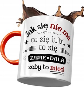 Narancssárga Bögre Vicces Ajándék Nyomtatott Fotóval