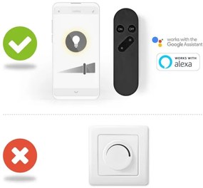 Nedis WIFILRT10G125 - LED Dimmelhető izzó E27/4,9W/230V Wi-Fi 1800-6500K