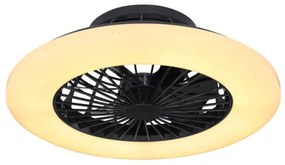 Globo 03628B - LED Dimmelhető mennyezeti lámpa ventilátorral LED/30W/230V + távirányító