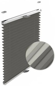 Gario Pliszé függöny Blackout Antracit Szélesség: 127 cm