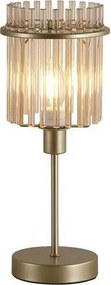 Searchlight EU55622CP - SWIZZLE asztali lámpa 1xE14/60W/230V aranyszínű