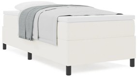 Box Spring Ágy Matrac Cream 100x200 cm Kordbársony