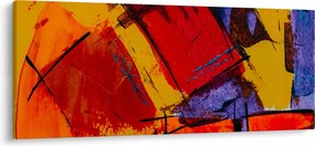 Absztrakciós kép (120x50 cm)