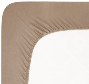 4Home Lycra jersey lepedő dió, 90 x 200 cm