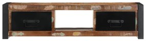 TV szekrény 100x30x25 cm tömörfa, újrahasznosított fa