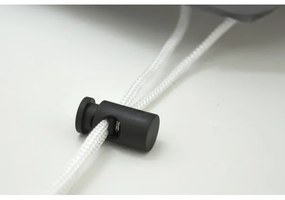 Szürke tűzrakó fedél 93x58 cm