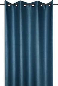 Készfüggöny Edimbourg 140x260 cm sötétkék halszálka vastag