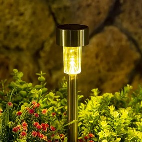 Napelemes inox kerti LED lámpa, 36 cm, DX9301000, 1 db