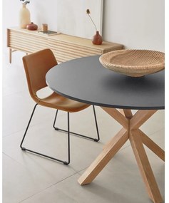 Kerek étkezőasztal üveg asztallappal ø 120 cm Argo – Kave Home