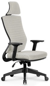 Ello ergonomikus szövet irodai forgószék deréktámasszal, fejtámasszal