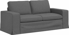 vidaXL Kanapé Sötétszürke 182 x 80 x 82 cm szövet