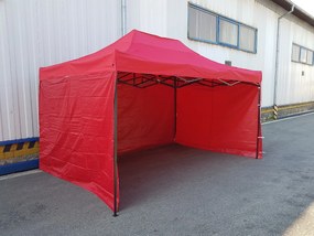 Összecsukható sátor 3x4,5 Piros SQ