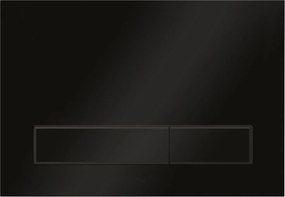 Nyomógomb M08 Műanyag Fekete Matt Trinnity 3/6L.220x150x13