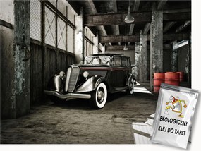 Fotótapéta Flizelina Ipari Régi autó Loft 250x175 ragasztó