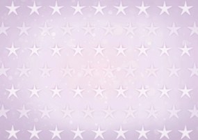 Gyerek Fotótapéta Vinil Rózsaszín Csillagok