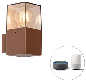 Okos kültéri fali lámpa rozsdabarna IP44 WiFi-vel P45 - Denmark