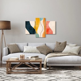 Kép - Minimalista színes illusztráció II. (90x60 cm)