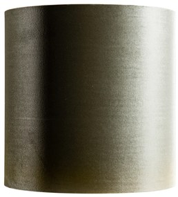 Bársony lámpabúra zöld színben, arany belsejével 40/40/40