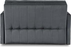 Kétszemélyes ágyazható fotel szürke színben VERO 2