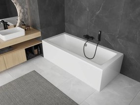Mexen Cube téglalap alakú kád 180 x 80 cm-es burkolattal, fehér - 55051808000X
