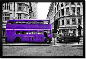 Plakátok keretben 60x40 London busz