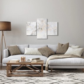 Egy fehér mandala képe (90x60 cm)