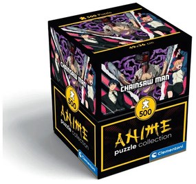 Chainsaw Man Demon Ripper 500 db-os Cube puzzle Clementoni