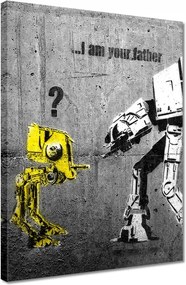 Festmények 30x40 Banksy I am your father