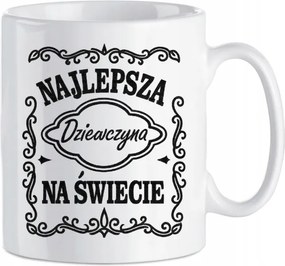 Kerámia bögre A legjobb lány a világon Valentin nap Ajándék