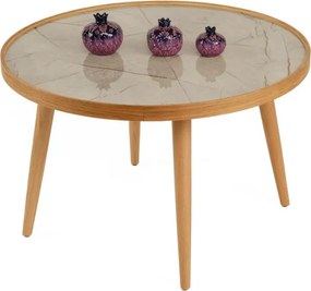 Polen 80 - Oak, Grey Marble