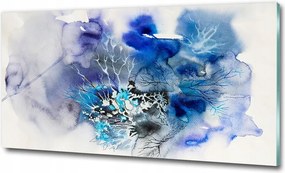 Fotó-üvegkép Absztrakt virágok 125x50