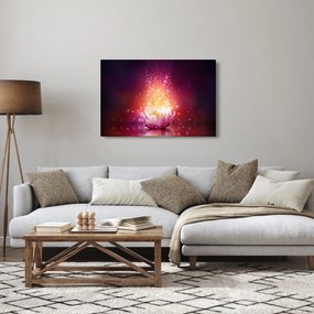 Lótuszvirág képe (90x60 cm)