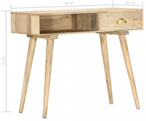 tömör mangófa tálalóasztal 90 x 45 x 75 cm