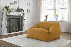 Sárga kordbársony babzsákfotel Lilibet – Bobochic Paris