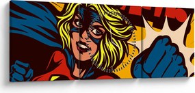 Kép - Comix (órával) (90x30 cm)