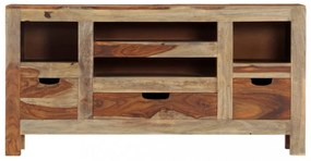 szürke tömör kelet-indiai rózsafa tálalószekrény 100x30x50 cm