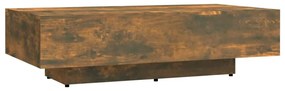 Füstös tölgy színű szerelt fa dohányzóasztal 100x49,5x31 cm