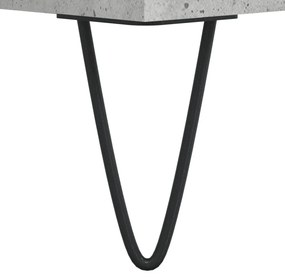 betonszürke szerelt fa TV-szekrény 69,5x30x50 cm