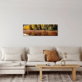 Kép - A folyón túl (órával) (90x30 cm)